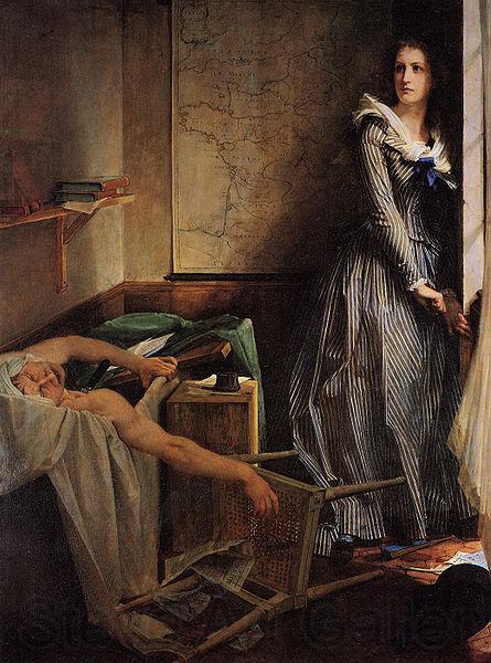 Paul Baudry Charlotte Corday Norge oil painting art